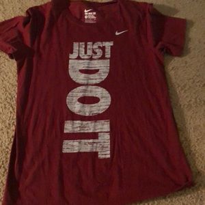 Maroon Nike T-shirt